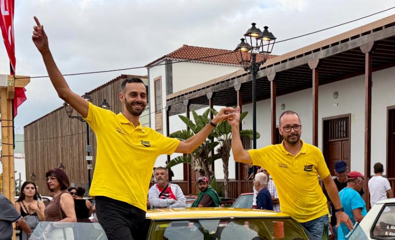 La 7ª Clásica Palmera "Trofeo Breña Alta" corona a Jordy Betancort y su Toyota Celica en una edición de récord