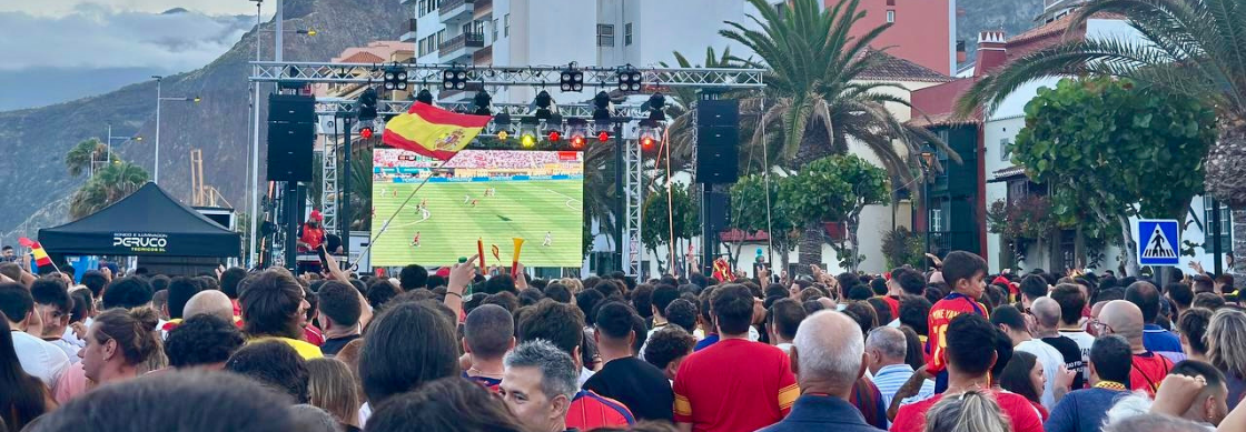 La Palma se paraliza con la final del Mundial