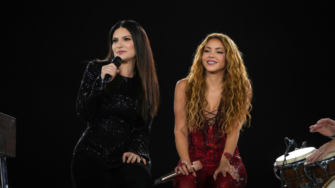 Madrid Shakira y Laura Pausini